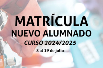 Matrícula Nuevo Alumnado curso 2024/2025